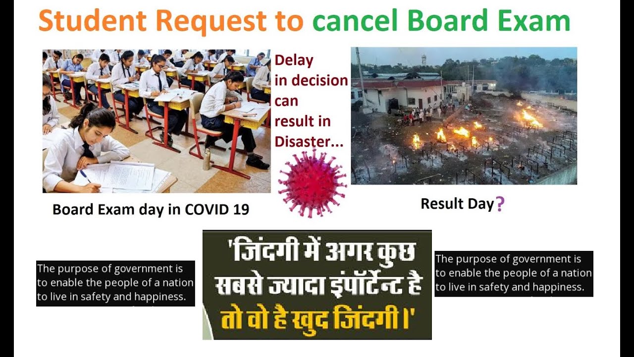 Board Exams likely to cancel on 17 May 2021