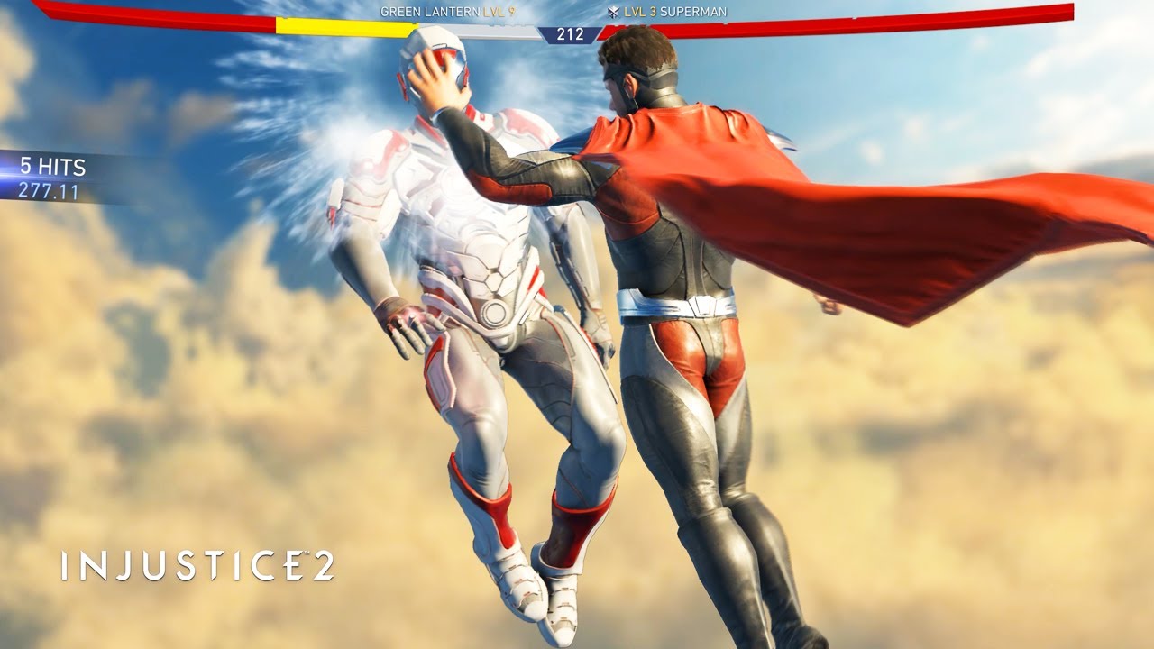 Rage Lantern vs God Fall Superman. #injustice 