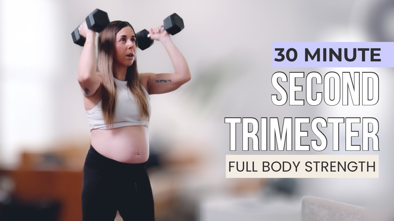 Safe Second Trimester Workout | Full Body Dumbbells at Home | Move with Hope