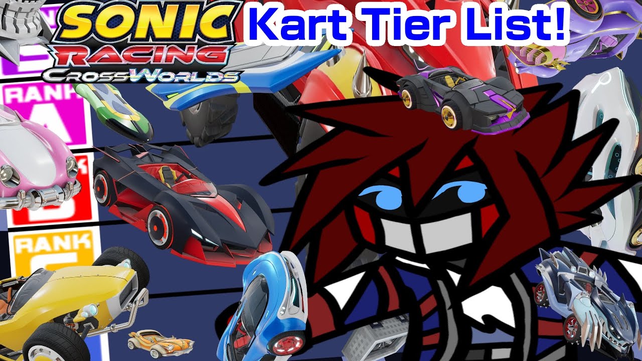 Ranking The Sonic Racing CrossWorlds Karts!! 2 Year Special!