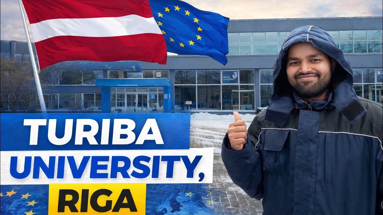 Turība University Campus Tour | Study in Latvia 🇱🇻 eu  @TaranandYTvlogs 