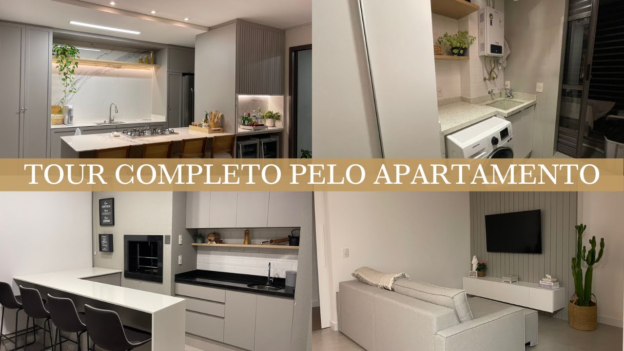 TOUR COMPLETO PELO APARTAMENTO | Apartamento Pronto, Todos os Detalhes e Muitas Dicas!