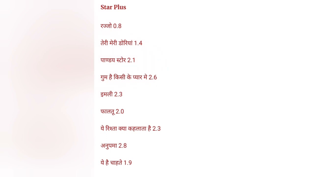 BARC TRP Rating Week 6 Star Plus, Sony TV, Zee TV, Colors TV, Sab TV, Dangal TV, Star Bharat, And TV