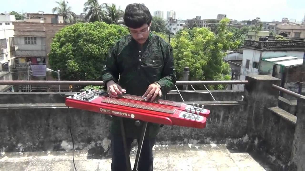 Ei Sundor Swarnali Sandhyay On Instrumental ElectricSteelGuitar By Pramit Das Film Hospital1960 Geet