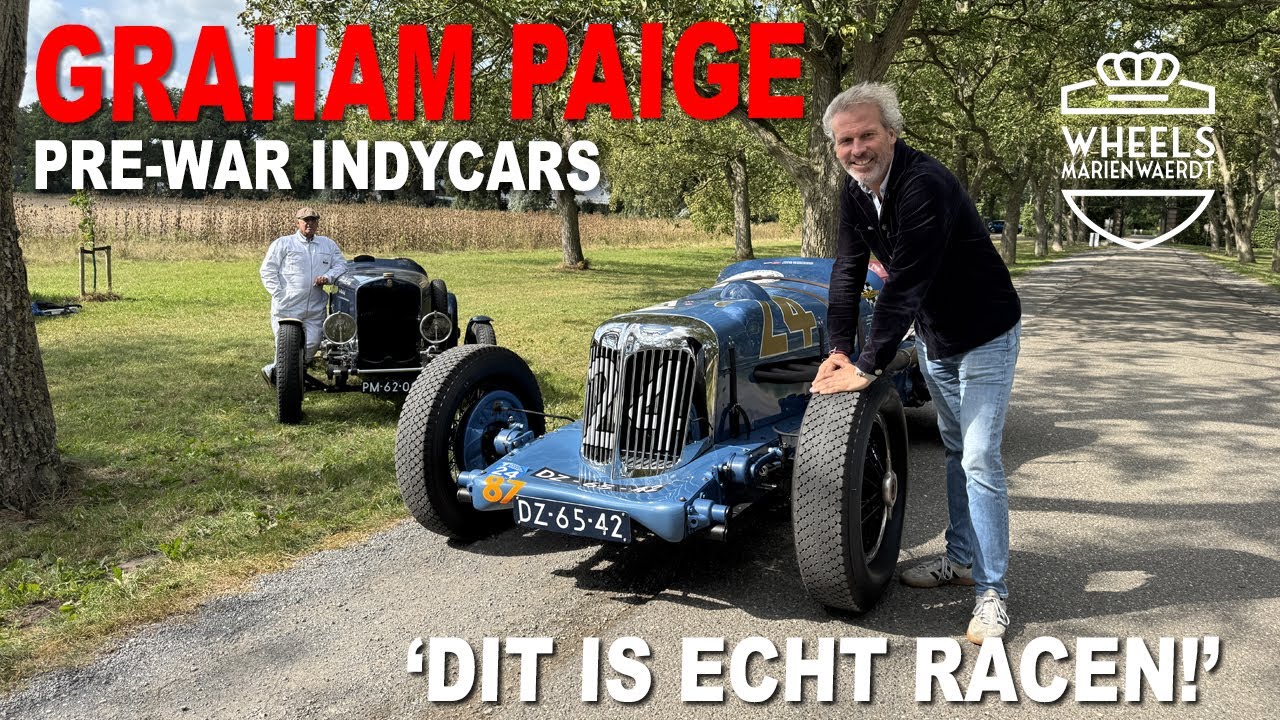 RIJDEN MET EEN 100 JAAR OUDE INDY 500-RACER! WHEELS MARIENWAERDT