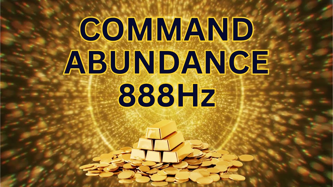 💰Manifest Money 888Hz💰 | Subliminal Meditation to Command Abundance | Attract Wealth | RJ Spina