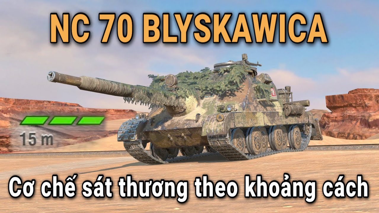 NC 70 BLYSKAWICA - Cơ chế sát thương theo khoảng cách ?/ World Of Tanks Blitz / Wot Blitz