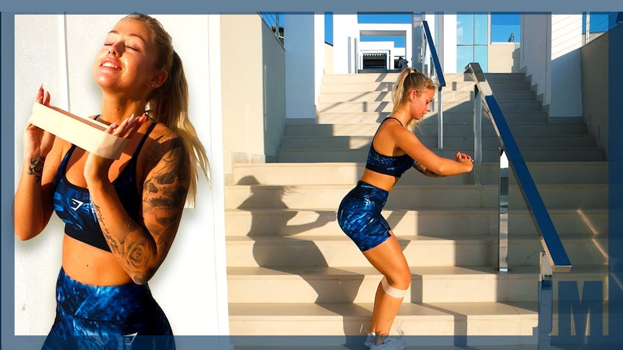 STAIR WORKOUT - Burn your glutes