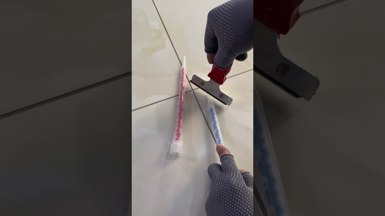 Detailed process of tile grouting #grouting #tilegrouting #professionaltilegrouting #renovation