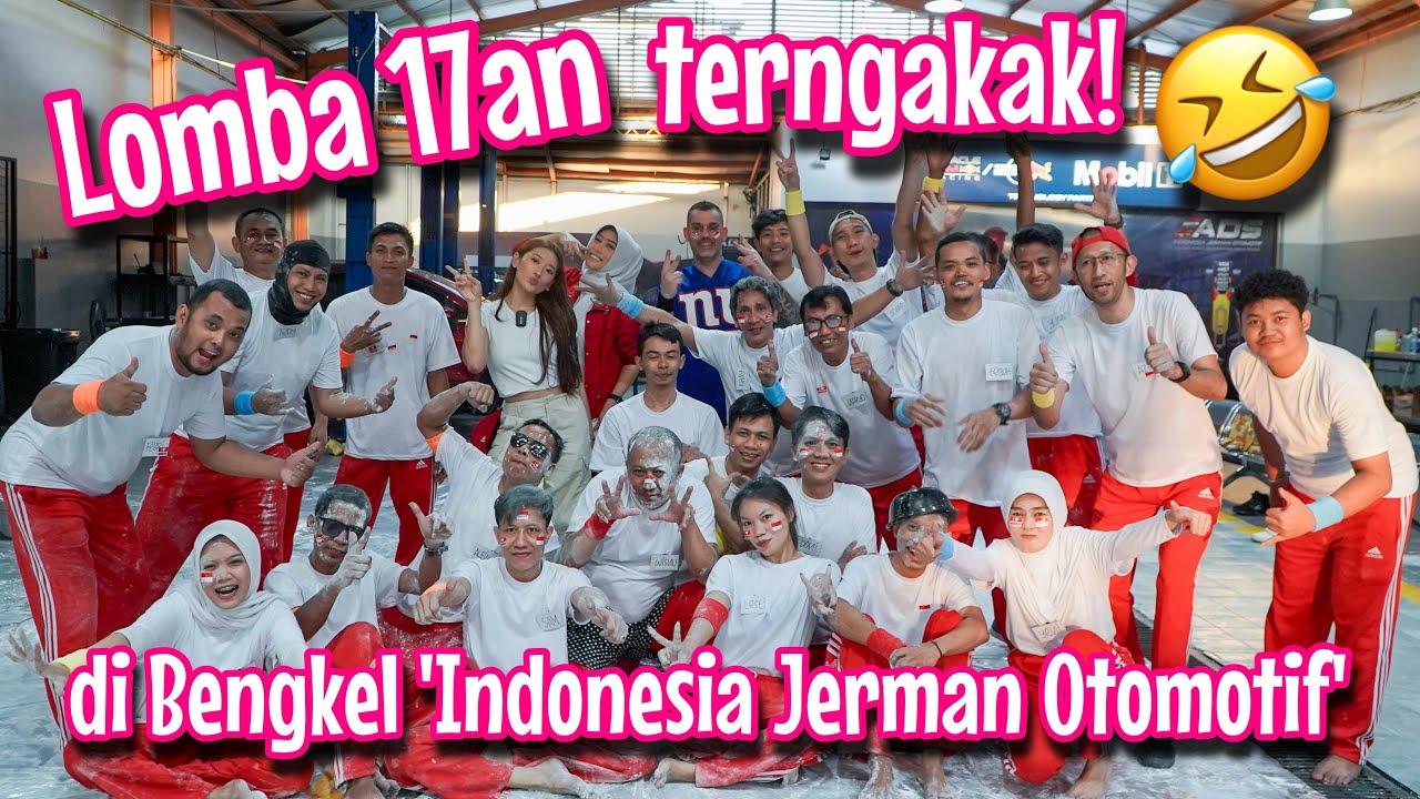 Lomba 17an terngakak bareng semua karyawan bengkel ADS INDONESIA JERMAN OTOMOTIF!