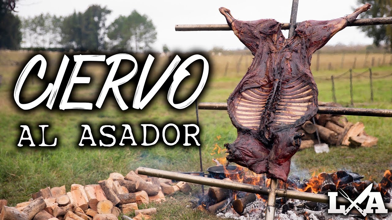 CIERVO DE 38 KG AL ASADOR | Receta de Locos X el Asado