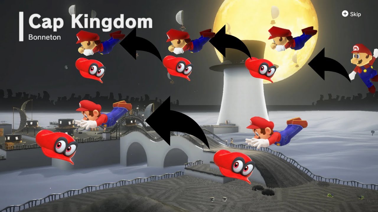 Mario Odyssey BUT...    I have infinite cap bounces and no wall jump limit