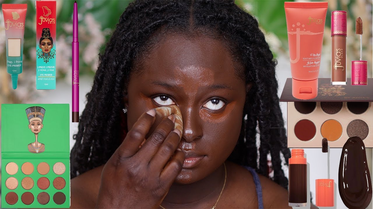 Full Face Of Juvia’s Place On Dark Skin - Is It Even Possible?! | OHEMAA