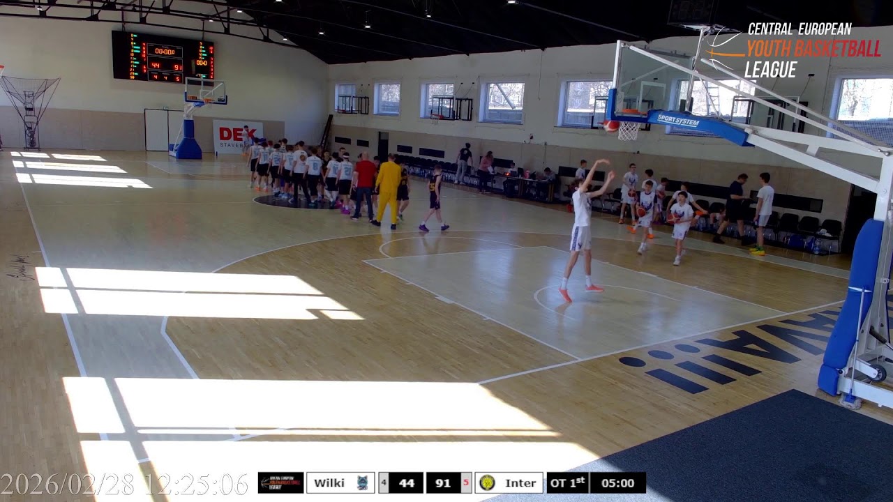CEYBL U14, 28. 2. 2026, Imopeksis Wilki Wrocław - Inter Bratislava