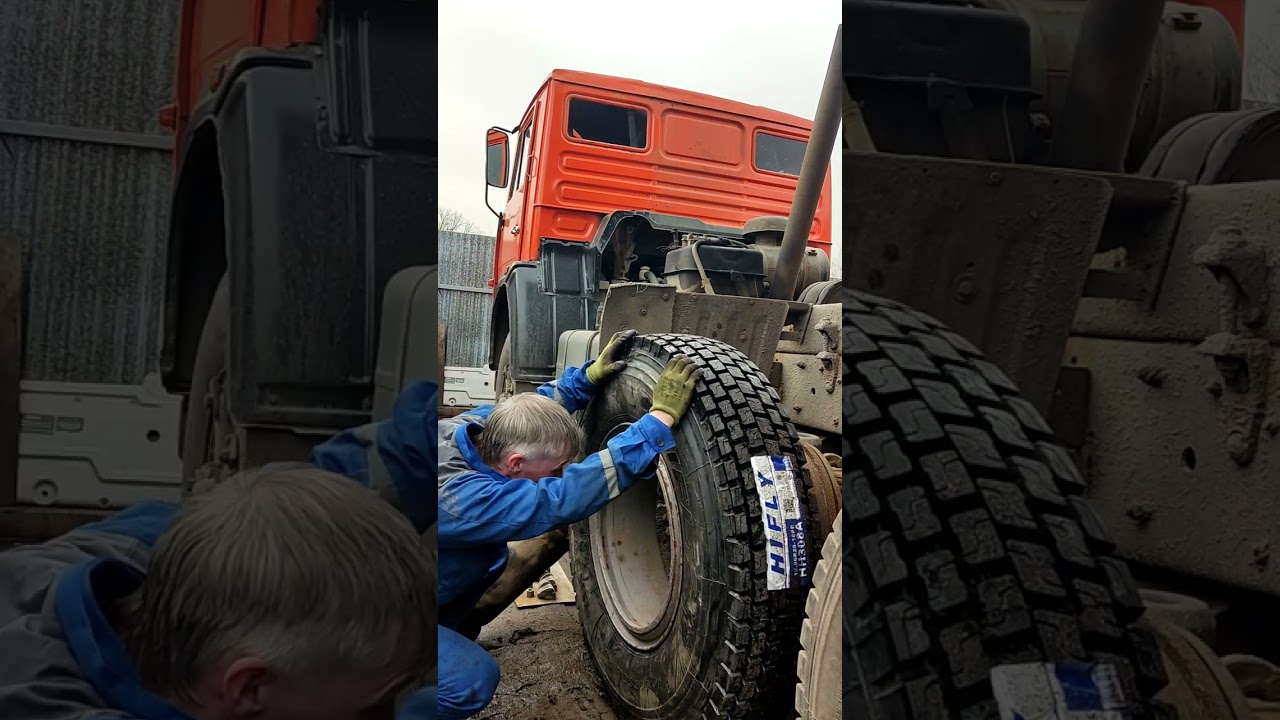 Новые колеса на КамАЗ!!! 💥💥💥Снятие и Установка!!!