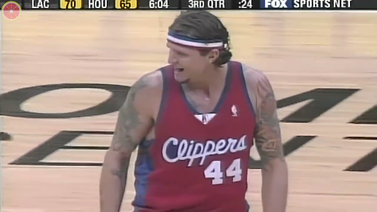 Yao Ming 姚明 vs Wang Zhizhi王治郅！NBA RS 2003.3.12 Los Angeles Clippers at Houston Rockets