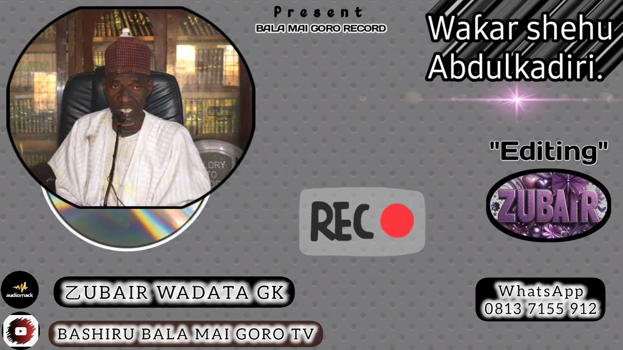 BALA MAI GORO - WAKAR SHEHU ABDULKADIR TA ABDULLAHI GWANDU (official music)