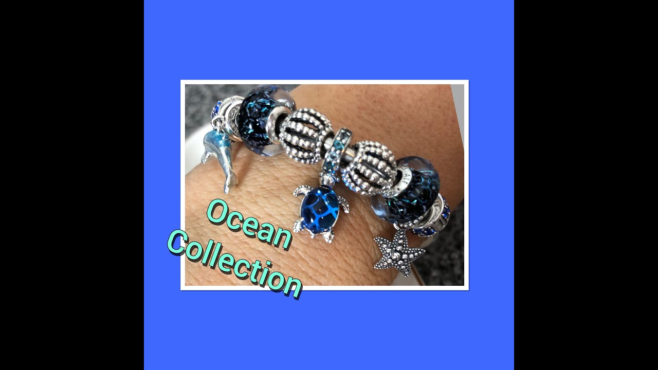 #pandora #pandorahaul Pandora New Epic Ocean Collection Part 2 Styling My Bangle Dolphin Starfish