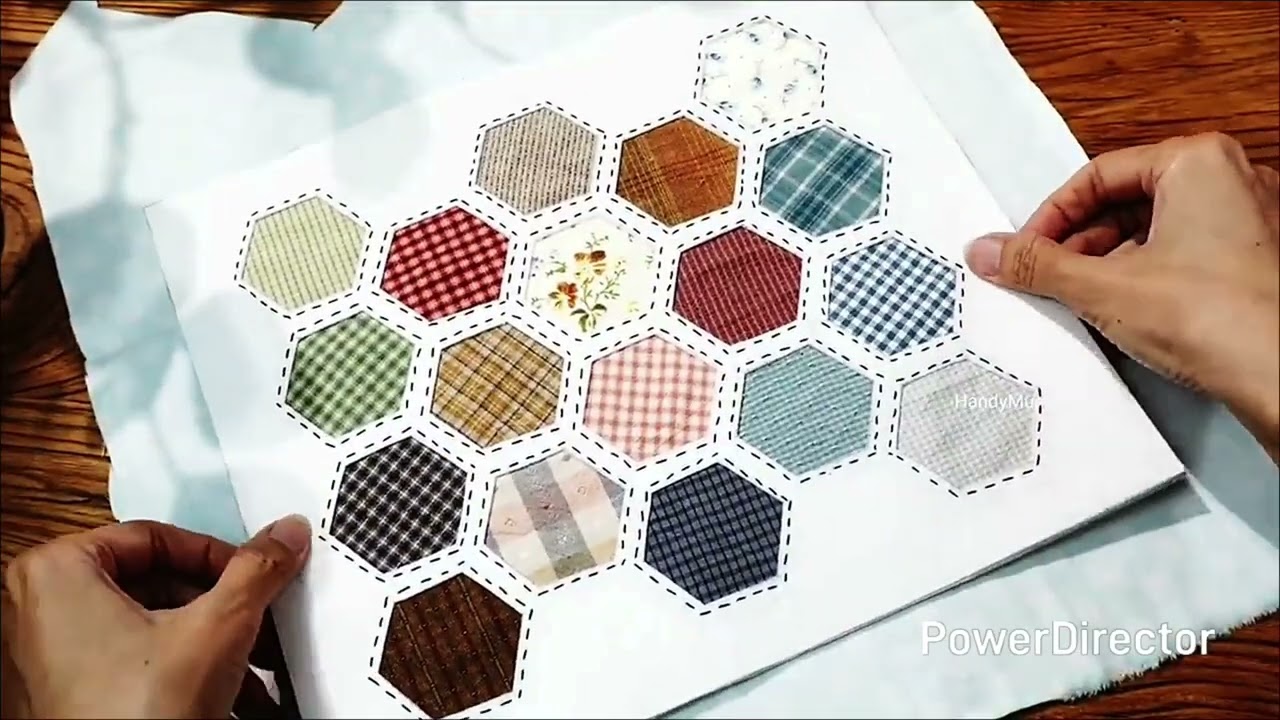 💎Hexagon Coaster & Table MatEasy DIY Sewing Tutorial