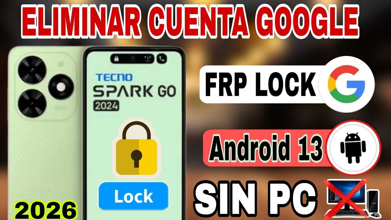 Tecno Spark Go 2024 Frp Baypass | Android 13 | Nuevo Método Sin PC 🔥