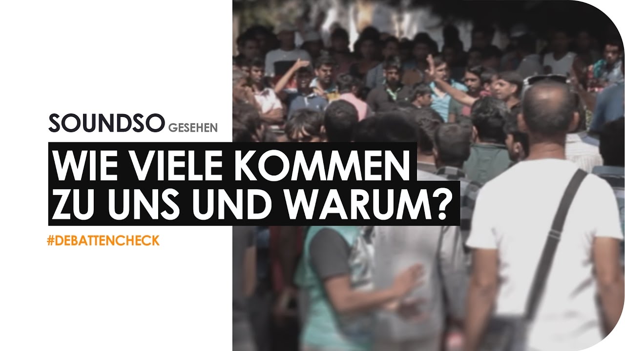 Fl&uuml;chtlingsstr&ouml;me , Fluchtursachen und Prognosen #Debattencheck