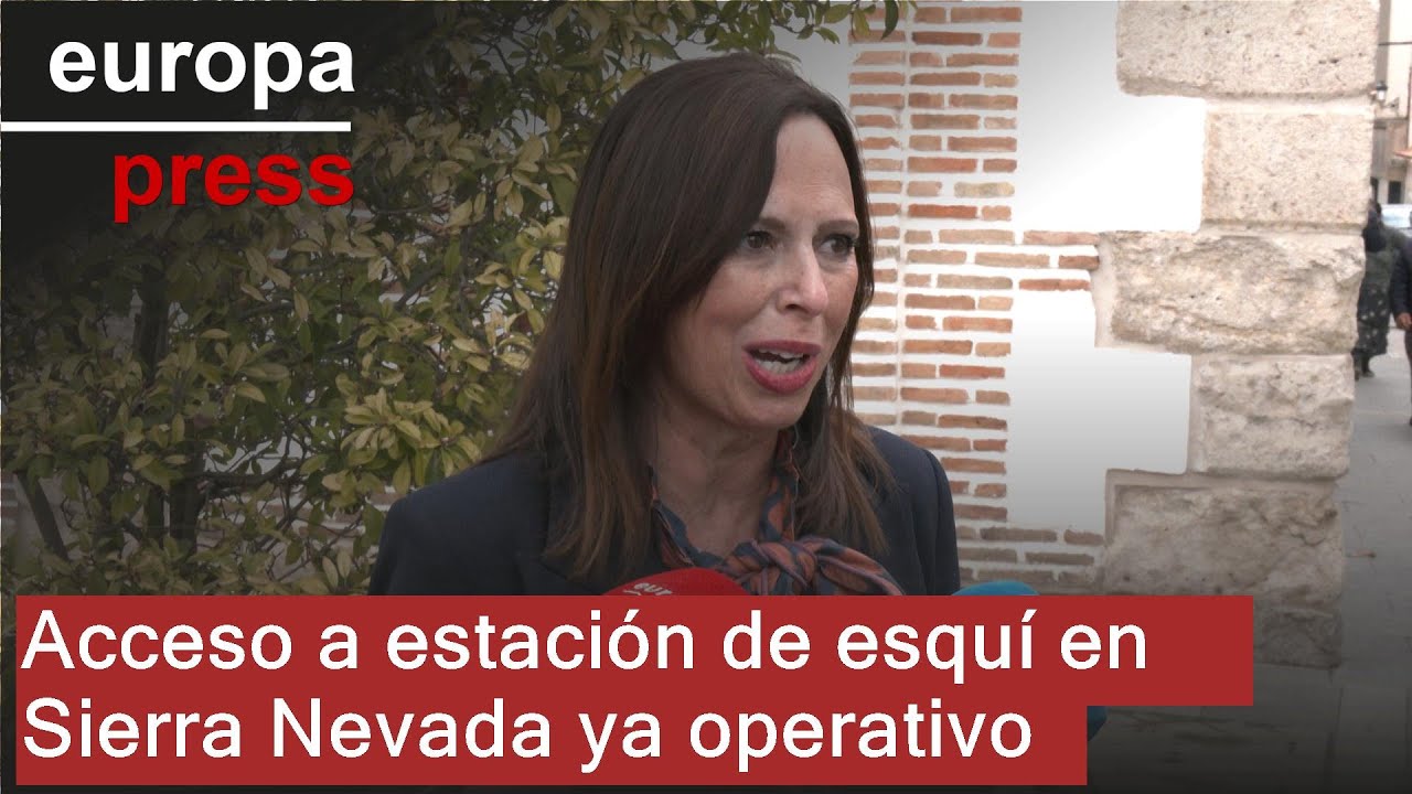 Rocío Díaz destaca la rápida apertura del acceso a Sierra Nevada en solo dos semanas