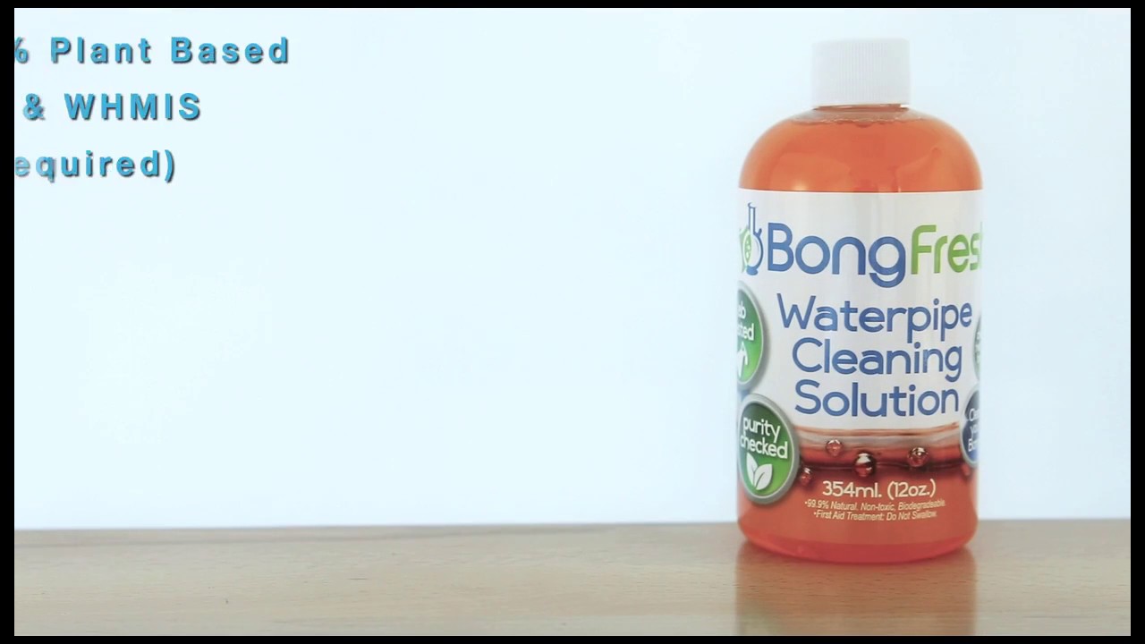 BongFresh Waterpipe Cleaning Solution&trade; Bong Fresh Cleaning