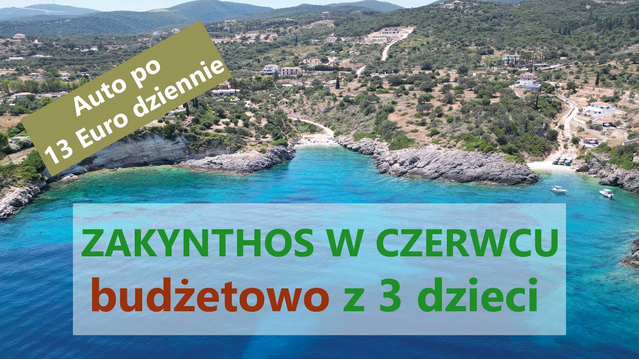 ✈️ZAKYNTHOS 2025🌴z 3 dzieci: lot za 160 PLN, auto po 13 Euro dziennie i apartament za 292 PLN/dzień😁