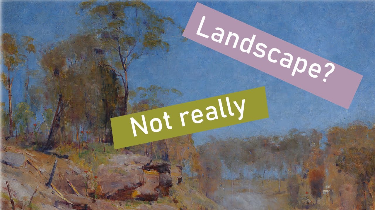 When a landscape is not a landscape - Streeton: Fire's On