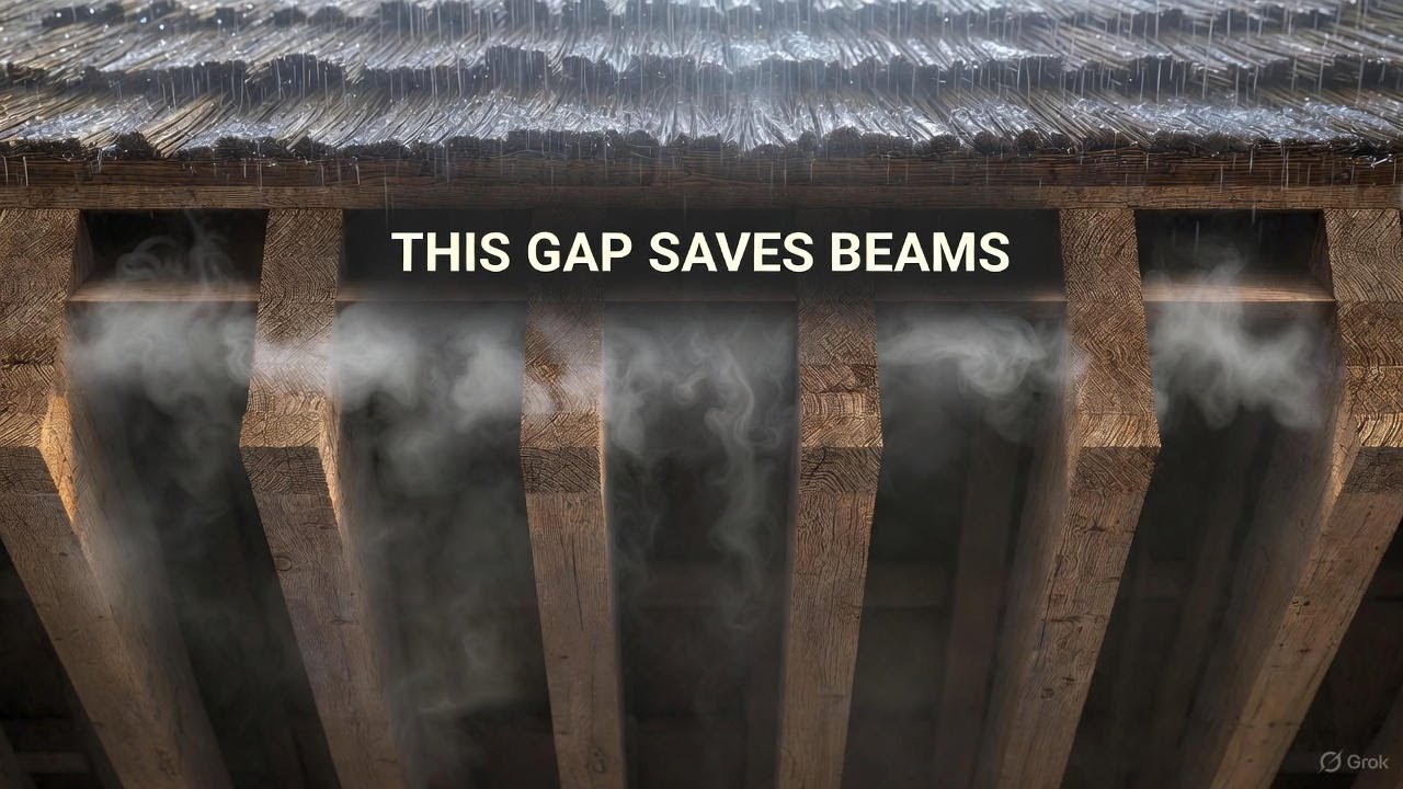 The Hidden Air Gap That Keeps Your Roof Beams Dry All Year