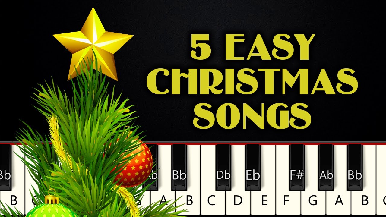 5 Easy Christmas Songs #1 | BEGINNER PIANO TUTORIAL