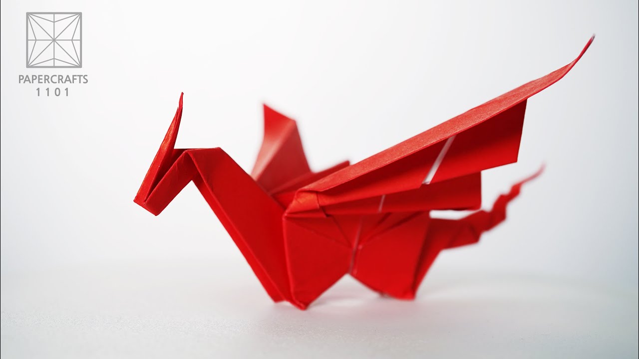 Оригами красный дракон (Love Origami)