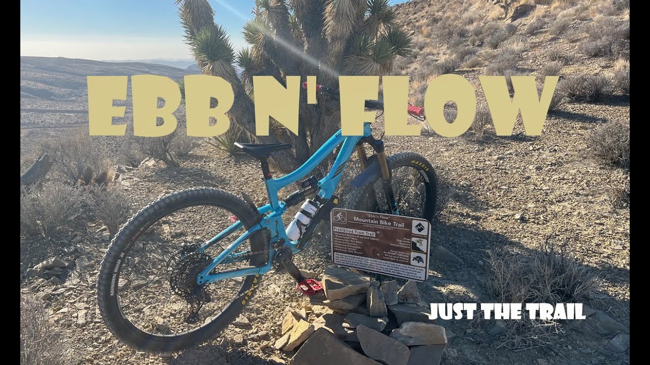 Ebb n' Flow MTB Trail.  Las Vegas, NV  ASMR Relaxing trail riding