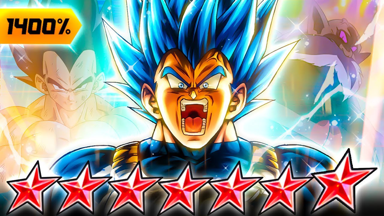 (Dragon Ball Legends) ZENKAI 7, 1400%, 14 STAR LF EVOLUTION BLUE VEGETA! THE GOGETA BLUE DESTROYER!