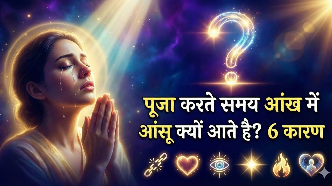 पूजा करते समय आंख में आंसू क्यों आते है? 6 कारण | puja karte samay aansu aana