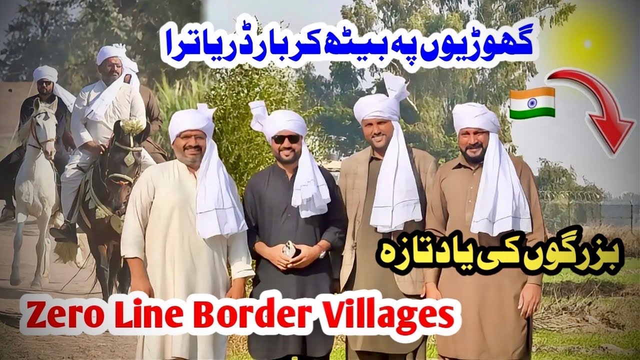 Ghodion pe Border ki Sair || Outride on Zero Line Area || Indo Pak Borders Visit @TalhaGhouriVlogs1 