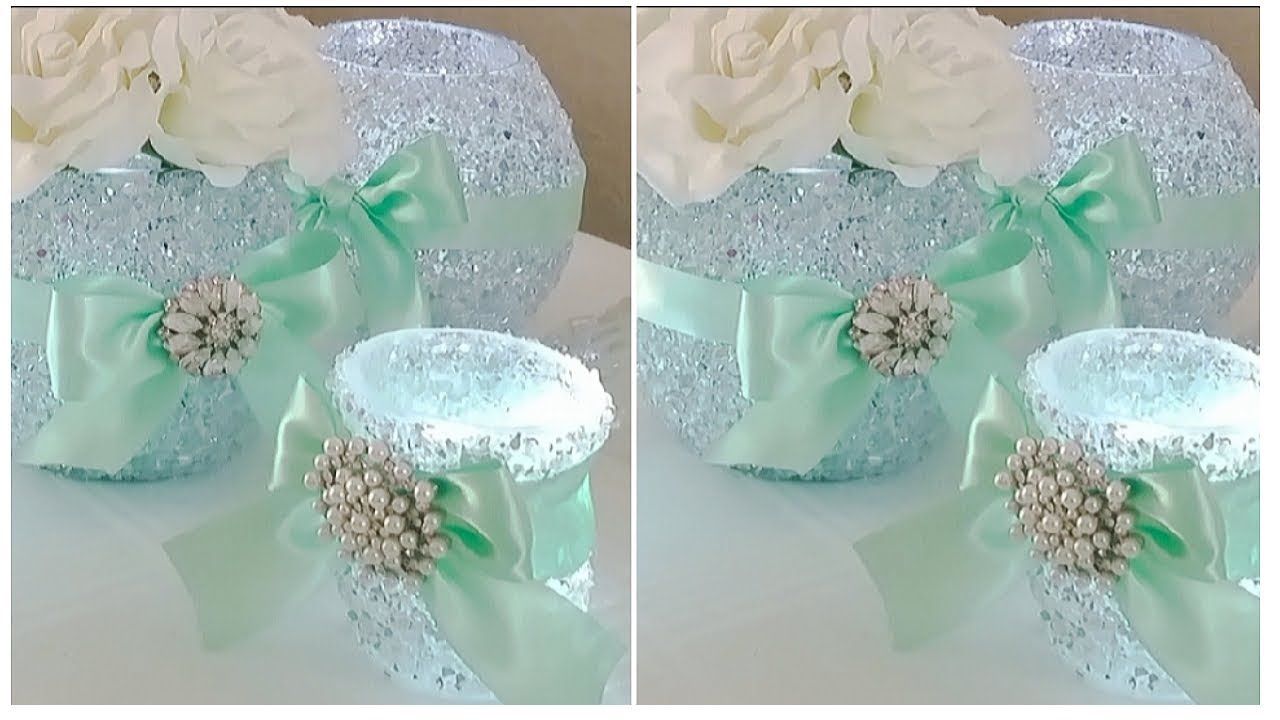 DIY | BLING AND GLAM BABY SHOWER | INEXPENSIVE DIY | TIFFANY INSPIRED