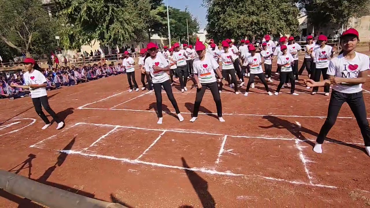 शारदा क्रीडा महोत्सव 2025 उद्घाटन सोहळा नृत्य गीत #kabbadi #kabbadiadda #students 