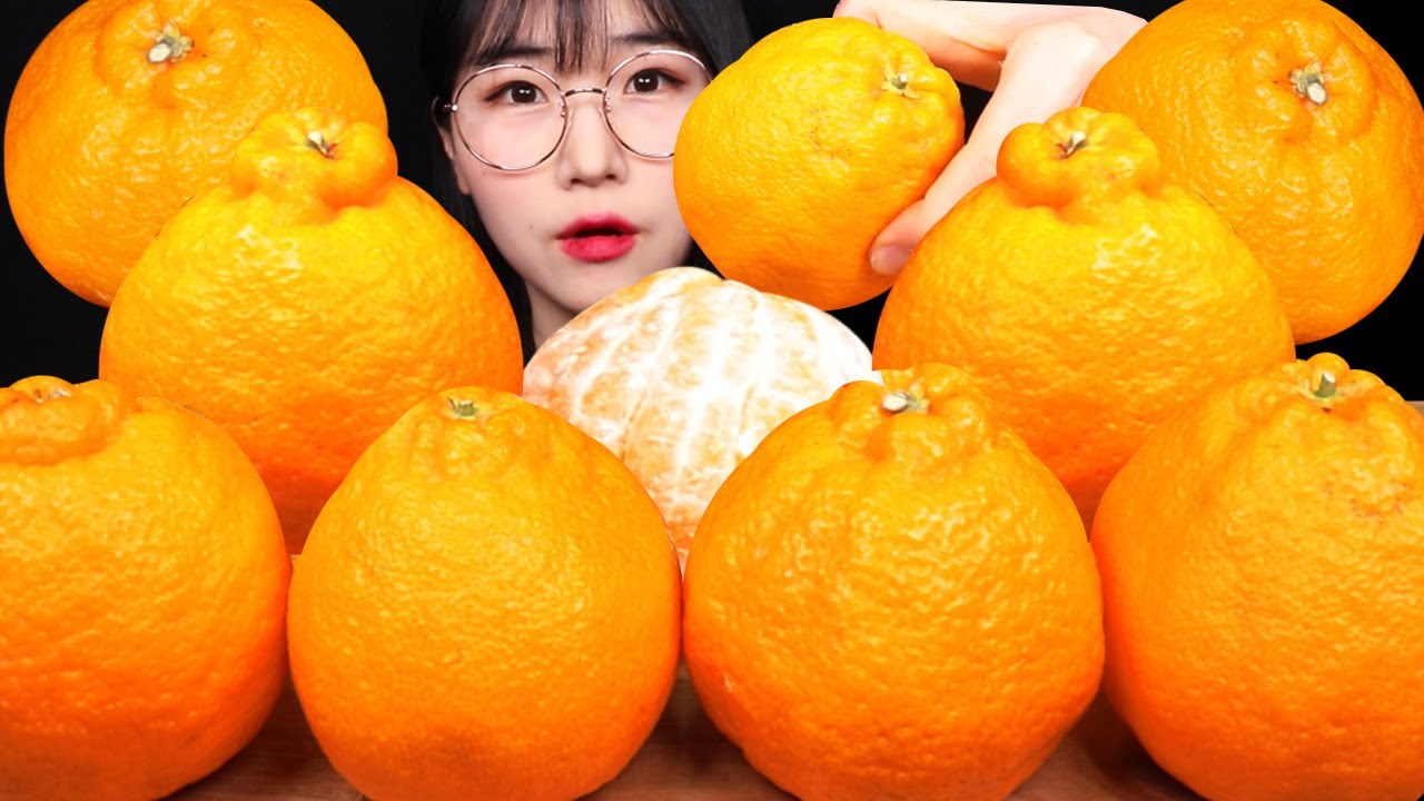 과즙가득 상큼한 한라봉 먹방🍊 Hallabong Fruit Mukbang Asmr