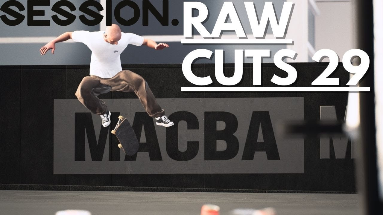 SESSION: Skate Sim Realistic Gameplay Raw Cuts 29 #sessiongame #sessiongameplay #sessionskatesim