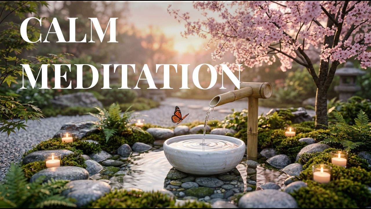 Relaxing Meditation Music 💧 Calm Water Sounds & Peaceful Ambient for Relaxation (2 hours)