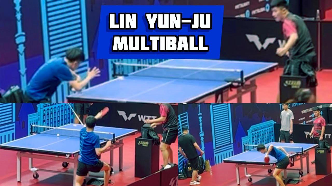 🏆Чемпионский БКМ! Lin Yun-Ju Multiball Contender Almaty. Топ-спины, Подачи и Приём.