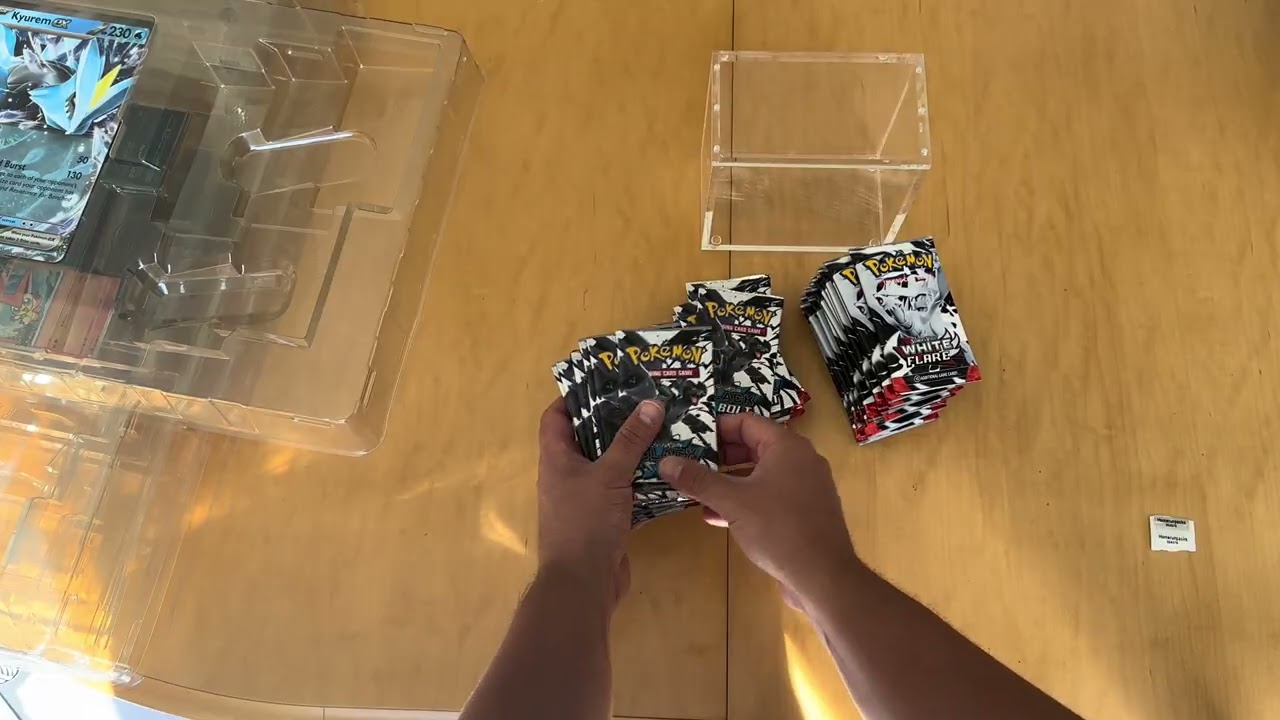 CUSTOM BLACK BOLT WHITE FLARE BOOSTER BOX CONSTRUCTION 354578/354579