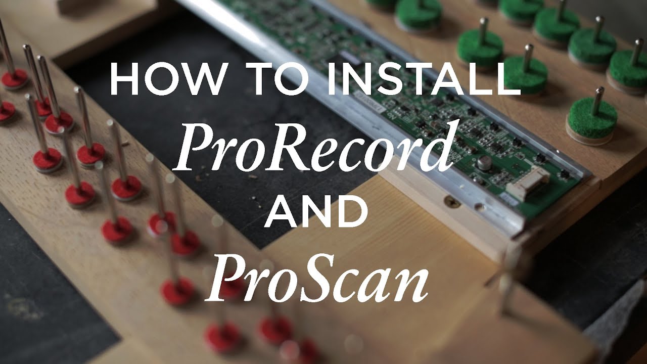 How To Install ProRecord & ProScan