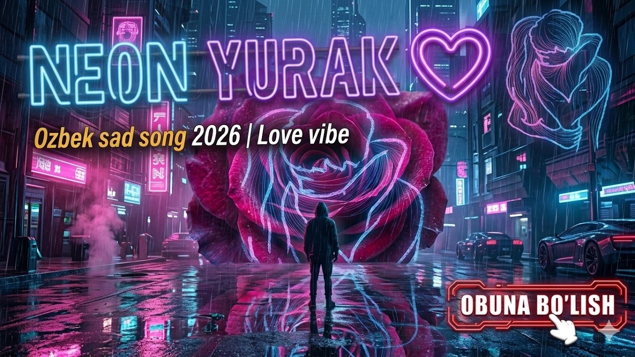 Neon Yurak &mdash; Emotional Uzbek Pop Song 2026 🌙 | Official Audio