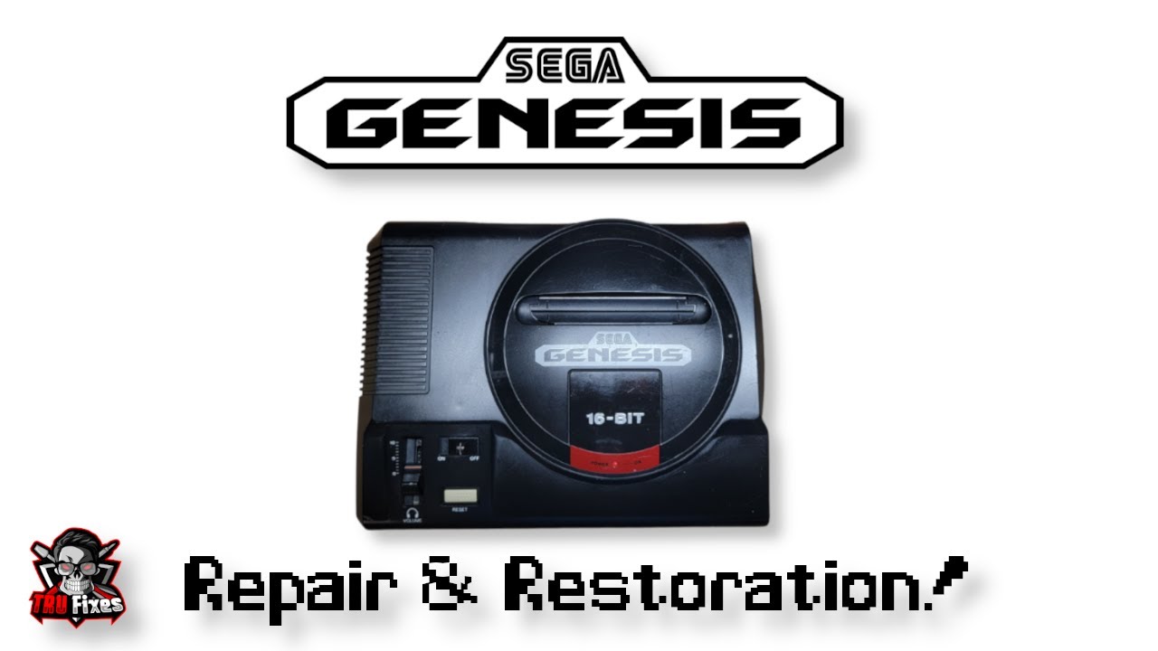 Sega Genesis Repair & Restoration ⚒ TRU Fixes