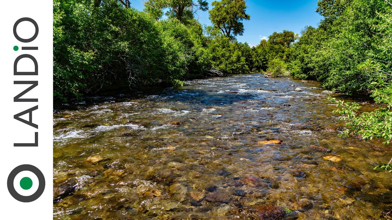 SOLD by LANDiO • Riverfront Land for Sale in Colorado with Mountain Views