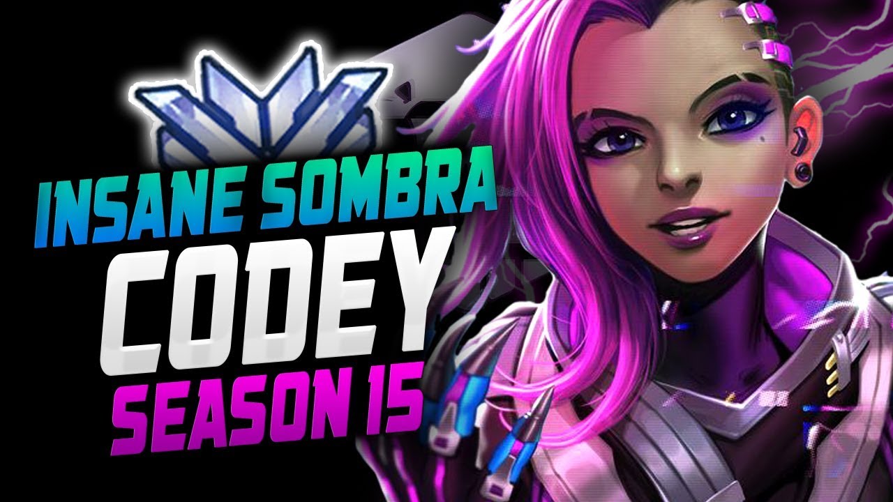 CODEY INSANE SOMBRA - ROAD TO TOP 1! 4267 SR! [ OVERWATCH SEASON 15 TOP 500 ]