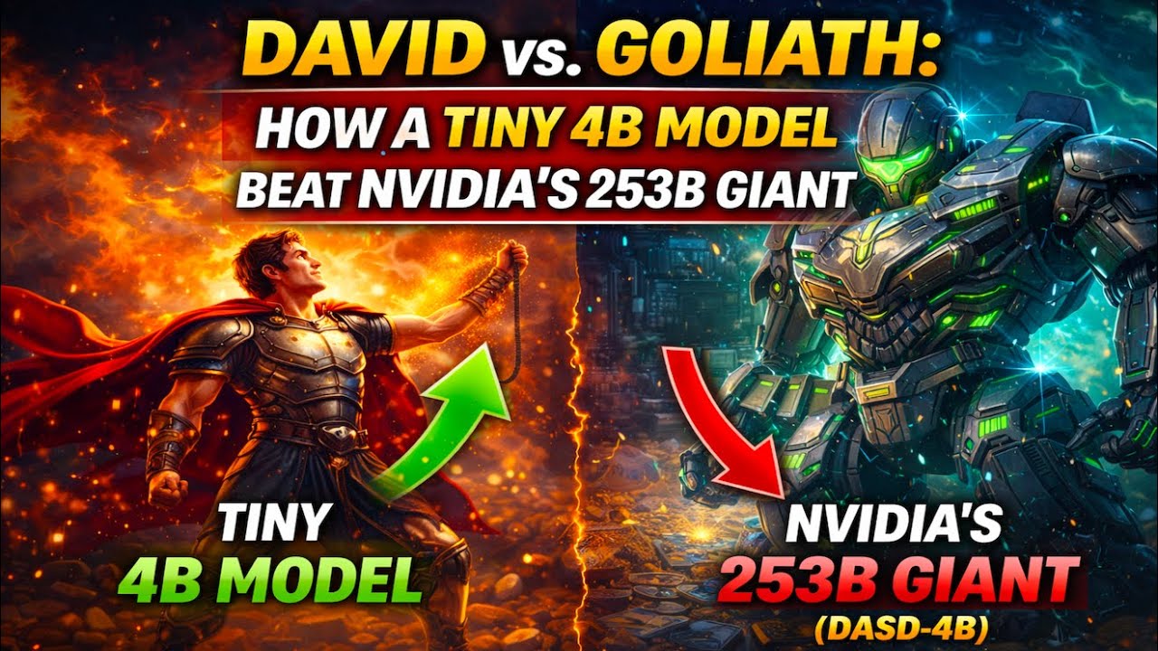 David vs. Goliath: How a Tiny 4B Model Beat Nvidia's 253B Giant (DASD-4B) 📉