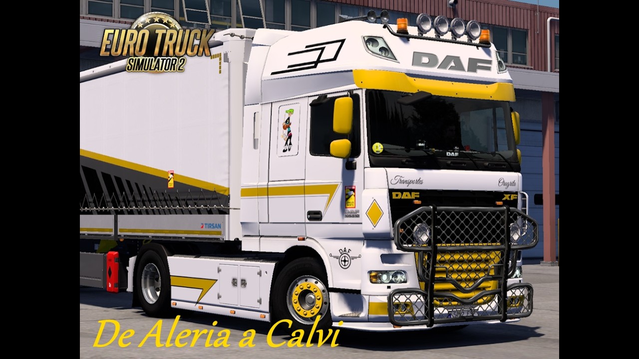 Transportes Orugrita #9 | Viaje a Calvi (Francia) | DAF XF105 510 | ETS2